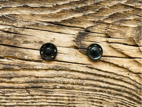 Кнопка пришивная 19 мм арт. 15491/Black/19mm
